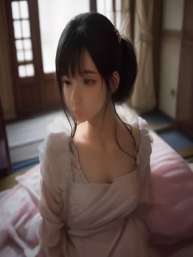 桃乃木香奈人物档案配图：明亮室内自然光下，具有邻家感与清新气质的日系女性形象，表情温柔而专注